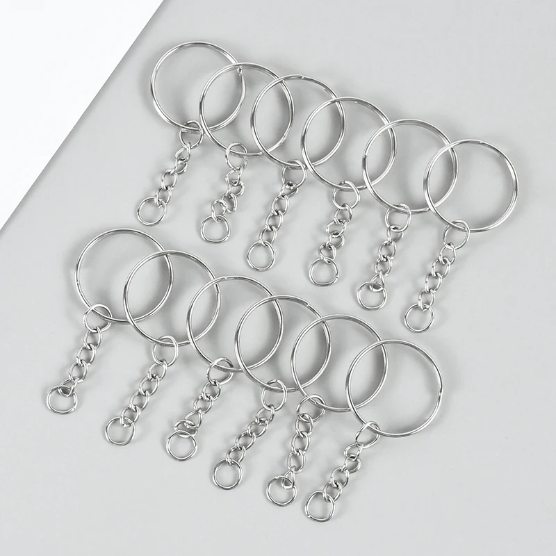 50pcs Metal Blank Keyring Keychain Split Ring Keyfob Key Holder Rings Women Men DIY Key Chains Key Ring Decoration Accessories
50pcs Metal Blank Keyring Keychain Split Ring Keyfob Key Holder Rings Women Men DIY Key Chains Key Ring Decoration Accessories