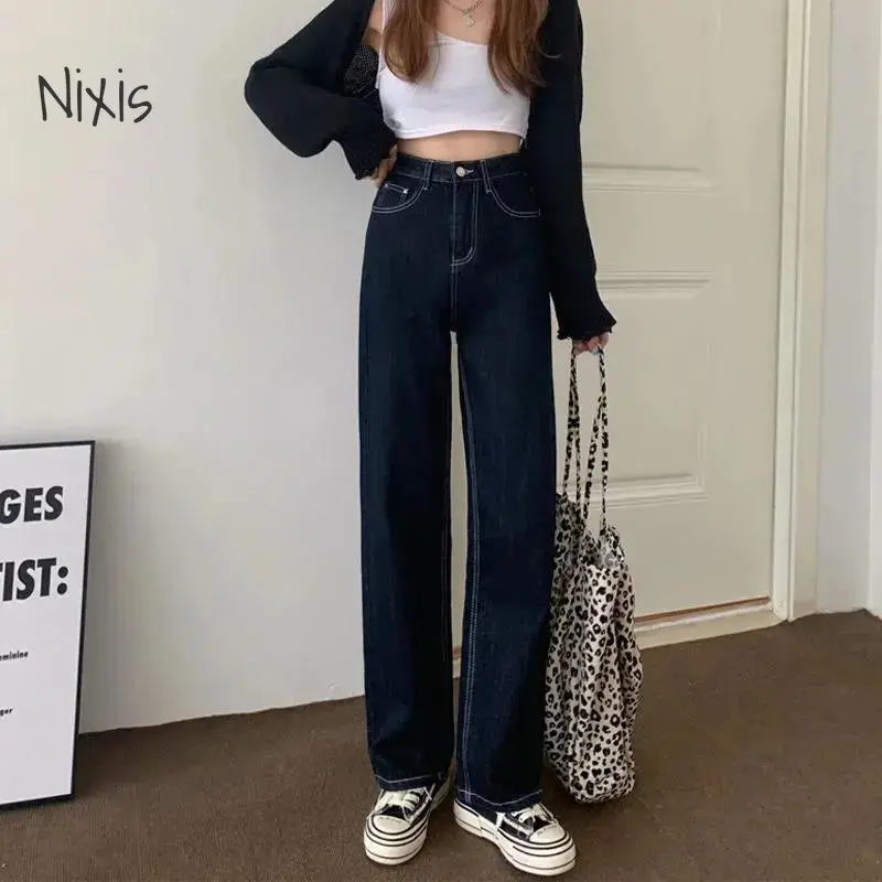 Black Jeans Women Vintage High Waist Denim Trousers Thin Baggy Straight Wide Pants Casual Plus Size Bottoms Female Y2k Clothing
Black Jeans Women Vintage High Waist Denim Trousers Thin Baggy Straight Wide Pants Casual Plus Size Bottoms Female Y2k Clothing