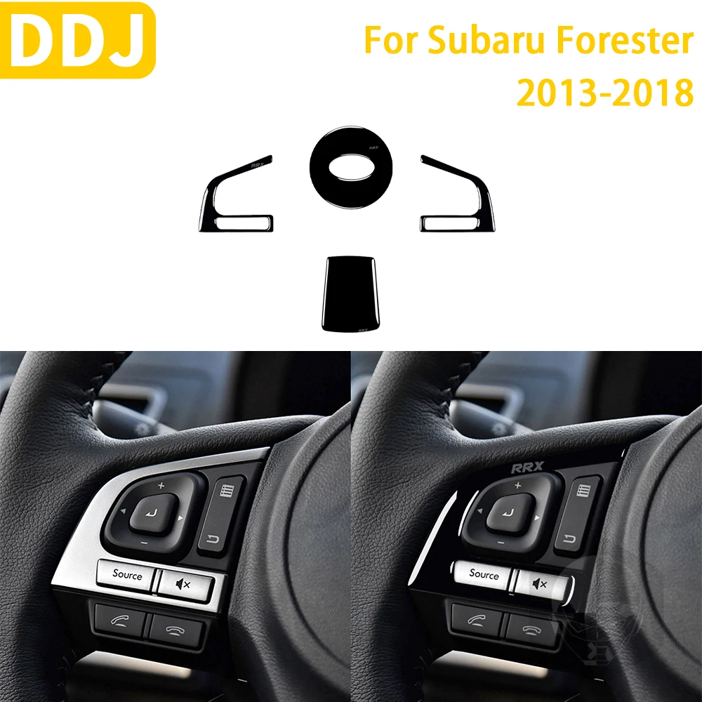 For Subaru Forester 2013-2018 Car Accessories Plastic Piano Black Interior Steering Wheel Cover Trim Sticker Modification
For Subaru Forester 2013-2018 Car Accessories Plastic Piano Black Interior Steering Wheel Cover Trim Sticker Modification