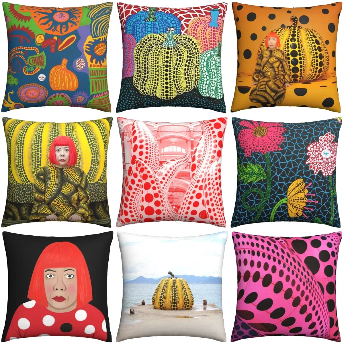 Pink Dots Pillowcases Bed Car Yayoi Kusama Art Abstract Pumpkin Polka Pop Aesthetic Cushion Cover Cool Decor Throw Pillow Case
Pink Dots Pillowcases Bed Car Yayoi Kusama Art Abstract Pumpkin Polka Pop Aesthetic Cushion Cover Cool Decor Throw Pillow Case