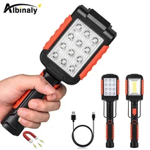 Powerful LED Work Light 3 Modes Repair Lights Waterproof Camping Lantern with Magnet Hook Floodlight USB Rechargeable Work Lamp
Powerful LED Work Light 3 Modes Repair Lights Waterproof Camping Lantern with Magnet Hook Floodlight USB Rechargeable Work Lamp