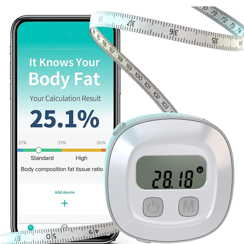 Retractable Digital Smart Body Tape Measure with App Portable 150cm Bluetooth LED Electronic Health Test
Retractable Digital Smart Body Tape Measure with App Portable 150cm Bluetooth LED Electronic Health Test