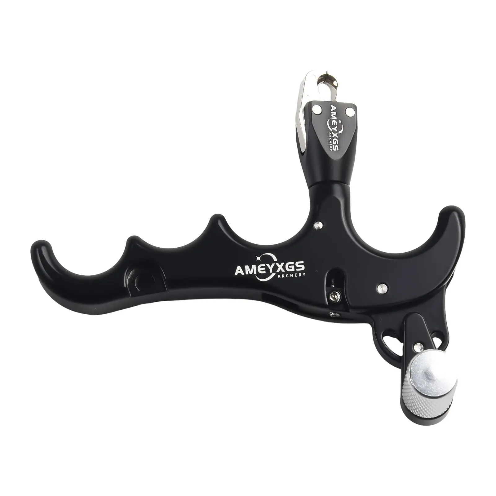 Aluminum Alloy Release Device Release Device Compound Bow Rotate 360° Thumb Release 4 Finger Grip Practical To Use
Aluminum Alloy Release Device Release Device Compound Bow Rotate 360° Thumb Release 4 Finger Grip Practical To Use