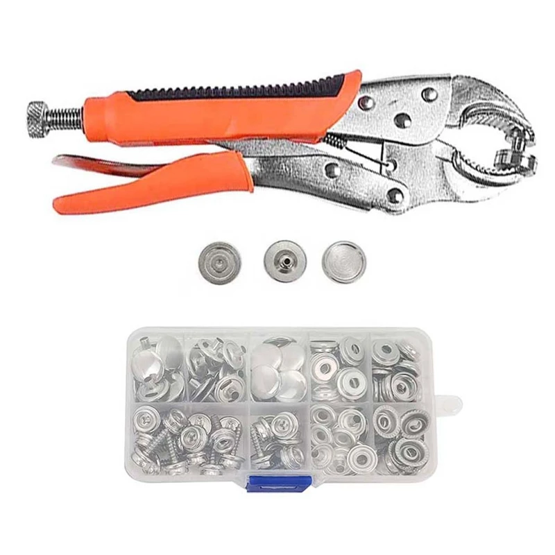 Adjustable Pliers For Snap Buttons Snap Fastener Kit, Snap Set With Snap Button Set For Canvas,Boat Covers
Adjustable Pliers For Snap Buttons Snap Fastener Kit, Snap Set With Snap Button Set For Canvas,Boat Covers