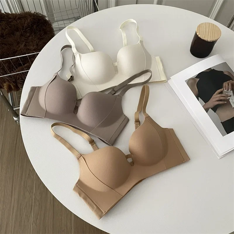 New Solid Color Small Breast Push-up Bra Women's Sexy Bra With No Underwire Upper Support Beauty Back Adjustment
New Solid Color Small Breast Push-up Bra Women's Sexy Bra With No Underwire Upper Support Beauty Back Adjustment