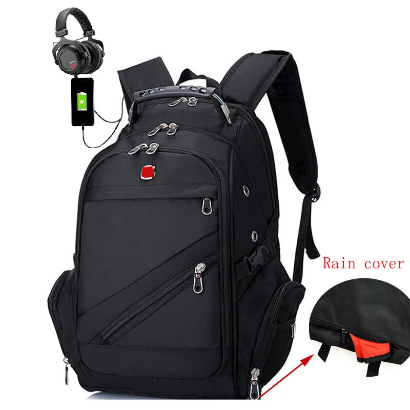 Swiss-Multifunctional USB Charging Waterproof 16.6 inch laptop Backpack Academy School Bags Computer Travel Backpacks
Swiss-Multifunctional USB Charging Waterproof 16.6 inch laptop Backpack Academy School Bags Computer Travel Backpacks