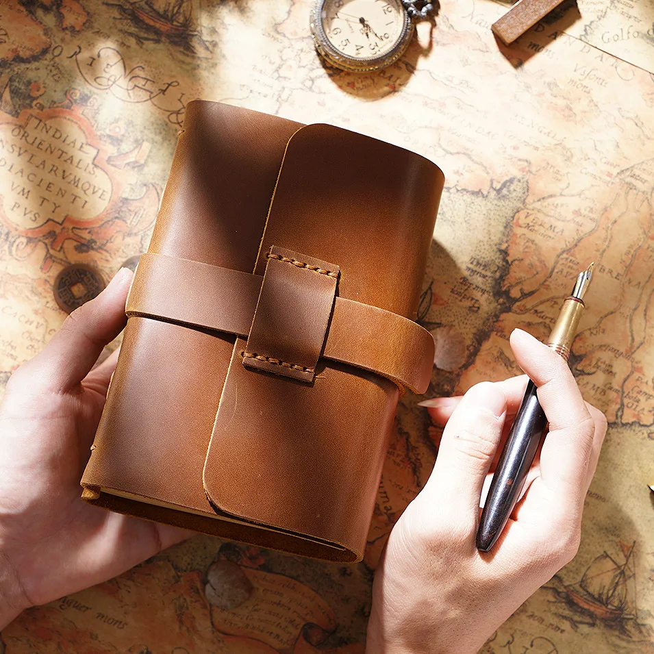 Sketchbook Cowhide Notebook Retro Thickened Travel Notebook Portable Hand Account Diary Notepad Send Friend Birthday Gift
Sketchbook Cowhide Notebook Retro Thickened Travel Notebook Portable Hand Account Diary Notepad Send Friend Birthday Gift