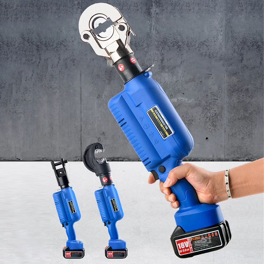

EA-300H/300/400 Rechargeable Electric Hydraulic Pliers 18V/4.0Ah Lithium Battery Copper Aluminum Terminal Cable Crimping Pliers