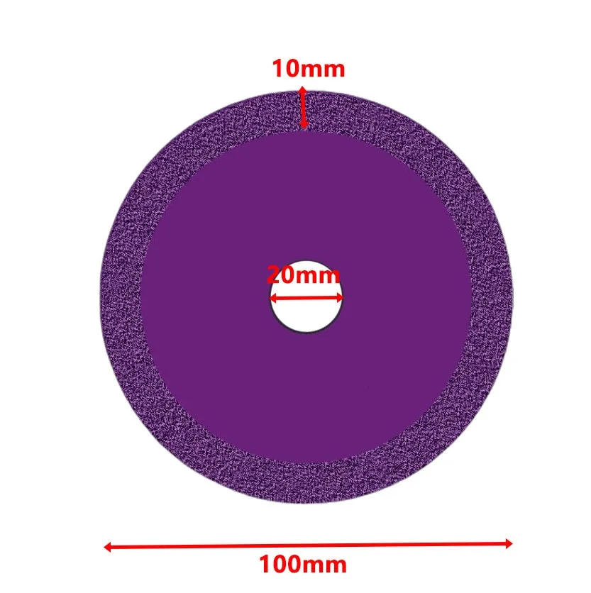 1pcs Diamond Brazing Cutting Disc Metal Saw Blades Grinding Disc 100/110mm For Concrete Granit Ceramic Tile Power Tool
1pcs Diamond Brazing Cutting Disc Metal Saw Blades Grinding Disc 100/110mm For Concrete Granit Ceramic Tile Power Tool