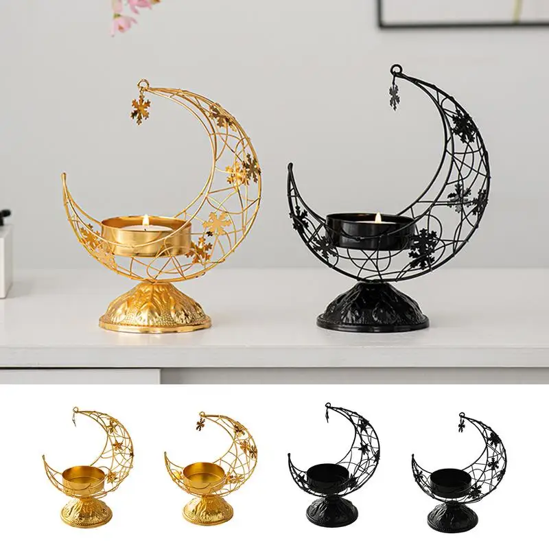Moon Tealight Candle Holders Modern Candlestick holder creative Metal Moon Pillar Candle Stand candle table holder supplies
Moon Tealight Candle Holders Modern Candlestick holder creative Metal Moon Pillar Candle Stand candle table holder supplies