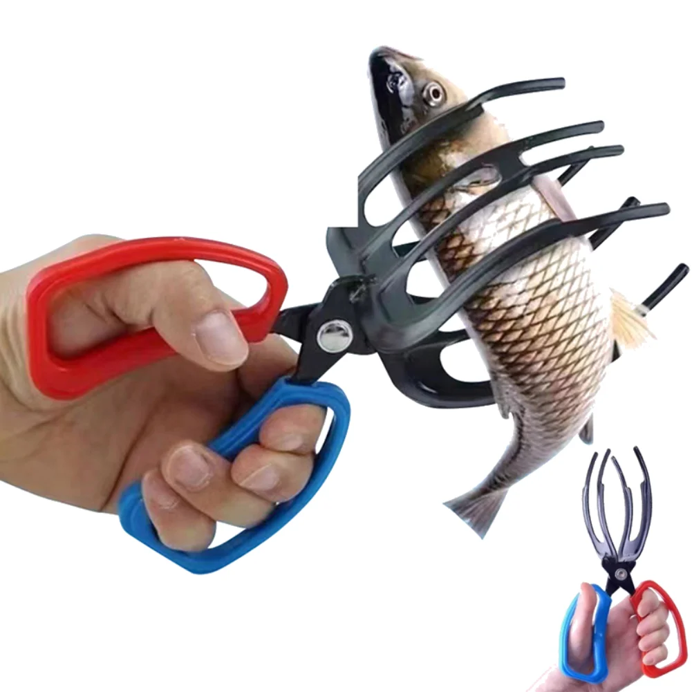 

2/3 Claw Metal Fishing Pliers Control Clamp Control Forceps Gripper Claw Tong Grip Tackle Tool For Catch Fish Fishing Accessorie