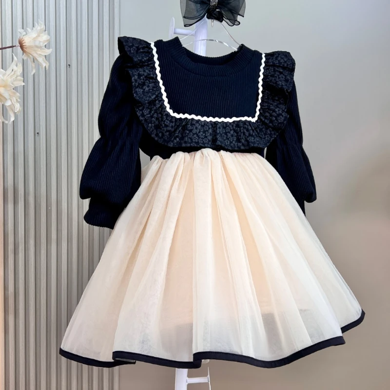 Girls Dress Winter Autumn Long Sleeve Knitted Dresses for Girls Thick Princess Dress Kids Costumes Spring Baby Girl Clothes 2-7Y
Girls Dress Winter Autumn Long Sleeve Knitted Dresses for Girls Thick Princess Dress Kids Costumes Spring Baby Girl Clothes 2-7Y