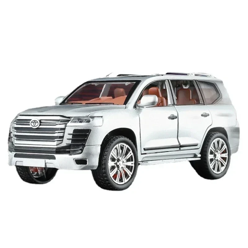 Модель внедорожника 1/24 LAND CRUISER LC300 SUV из сплава, модель литая внедорожника, металлическая модель автомобиля со звуком и искусством, коллекционные игрушки 
Модель внедорожника 1/24 LAND CRUISER LC300 SUV из сплава, модель литая внедорожника, металлическая модель автомобиля со звуком и искусством, коллекционные игрушки