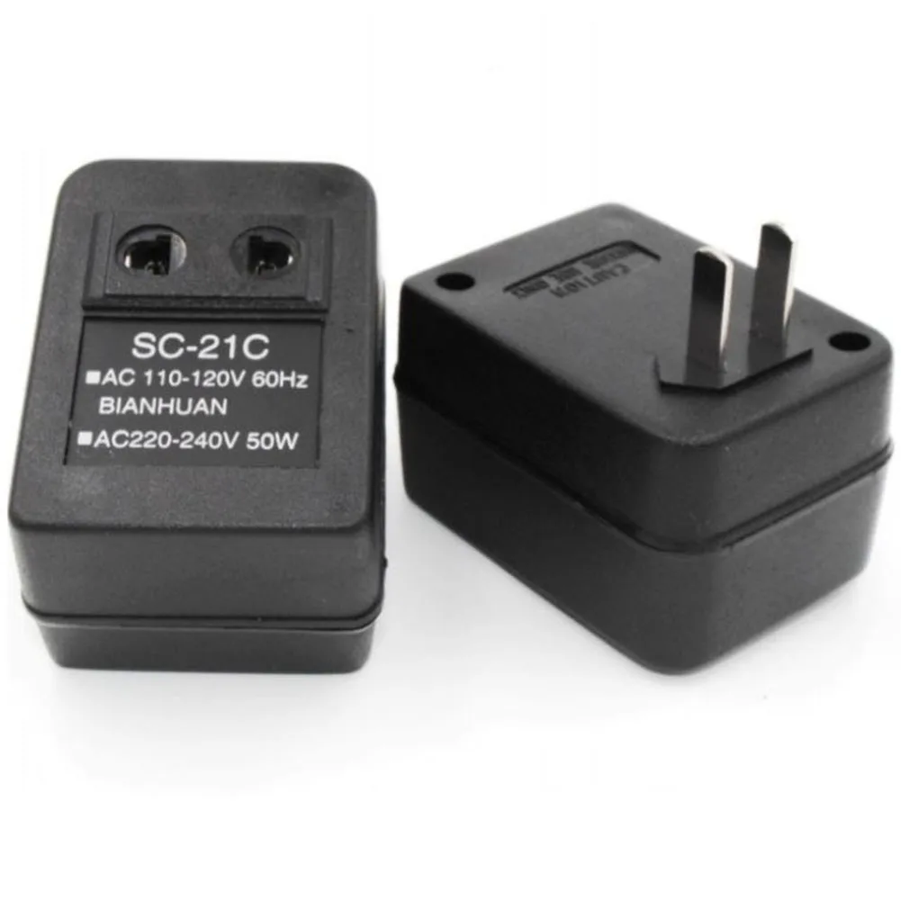 Step Down Transformer Travel Adapter AC 220V to 110V Supports Electronic Devices up to 50W Materials Black
Step Down Transformer Travel Adapter AC 220V to 110V Supports Electronic Devices up to 50W Materials Black