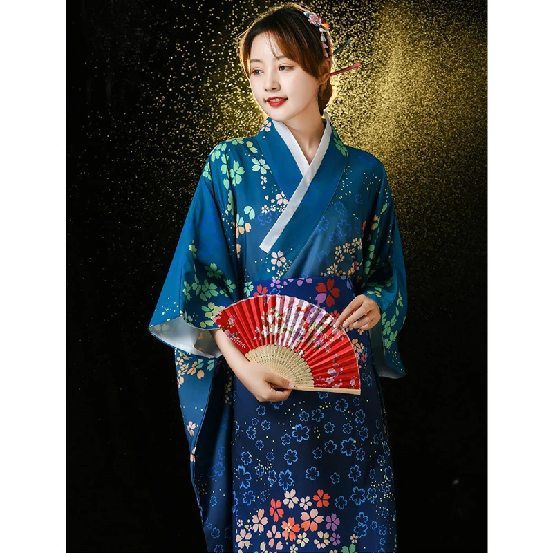 Woman Japanese Kimono Cardigan Fashion Floral Print Haori Japan Uniform Traditional Retro Long Kimonos Gowns Cosplay Clothing
Woman Japanese Kimono Cardigan Fashion Floral Print Haori Japan Uniform Traditional Retro Long Kimonos Gowns Cosplay Clothing
