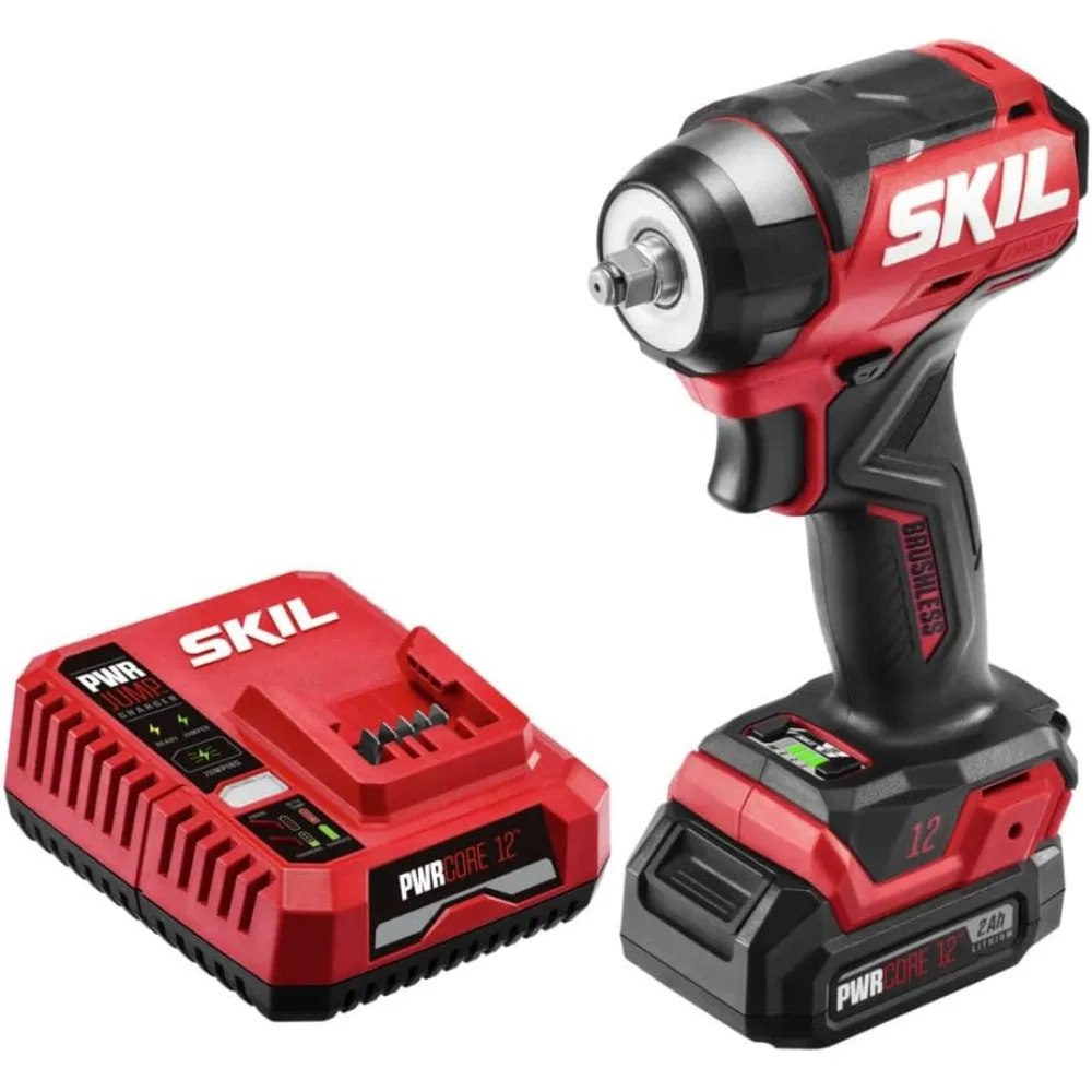 PWR CORE 12 Brushless 12V 3/8 In. Compact Impact Wrench Kit with 3-Speed & Halo Light Includes 2.0Ah Lithium Battery
PWR CORE 12 Brushless 12V 3/8 In. Compact Impact Wrench Kit with 3-Speed & Halo Light Includes 2.0Ah Lithium Battery