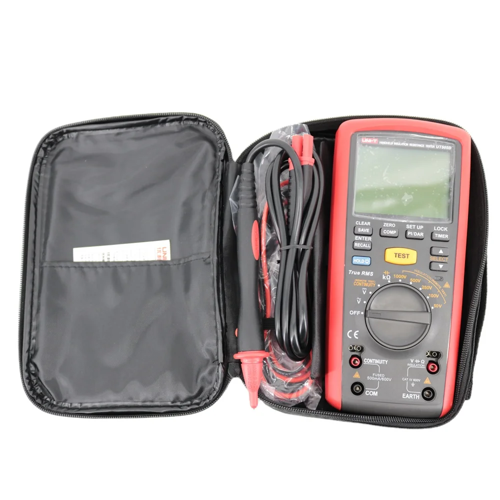 UT505B Handheld Insulation Resistance Tester True RMS Insulation Resistance Testers
UT505B Handheld Insulation Resistance Tester True RMS Insulation Resistance Testers
