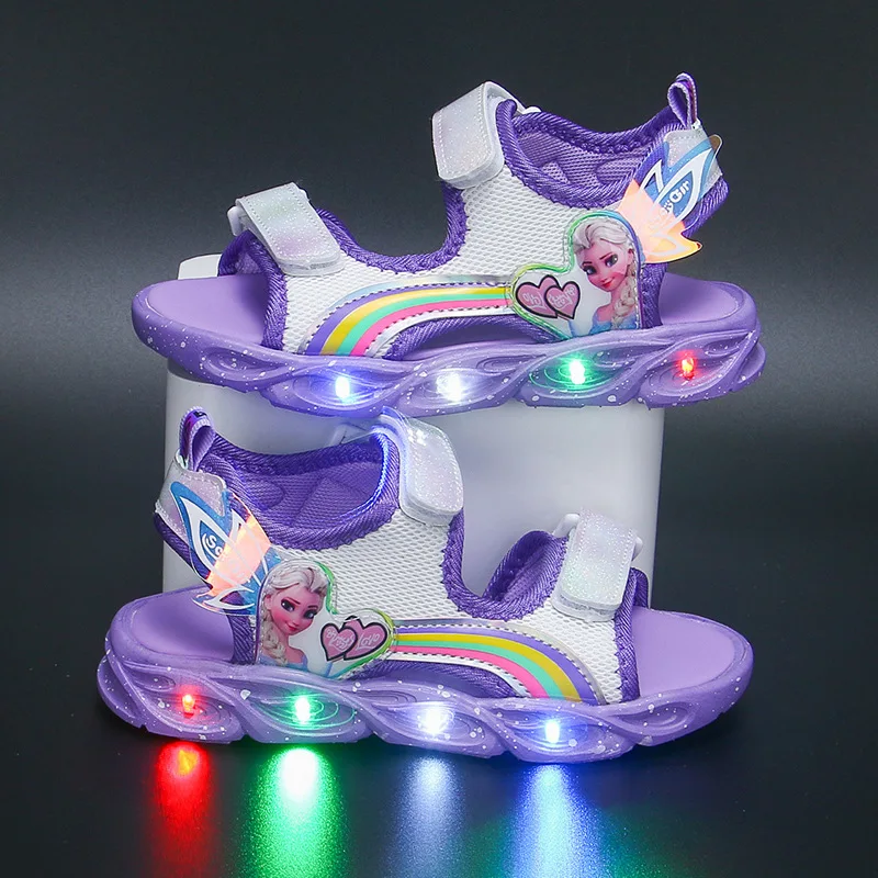 Disney children shoes summer elsa girls mesh toe sandals beach shoes fashion ins frozen princess soft bottom led light sandals
Disney children shoes summer elsa girls mesh toe sandals beach shoes fashion ins frozen princess soft bottom led light sandals