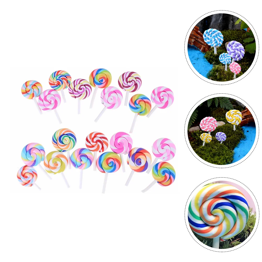 Simulation Lollipops Colorful Lollipop Decorations Lollipops Candy Decors Resin Mini Rainbow Lollipop Bonsai Ornaments
Simulation Lollipops Colorful Lollipop Decorations Lollipops Candy Decors Resin Mini Rainbow Lollipop Bonsai Ornaments
