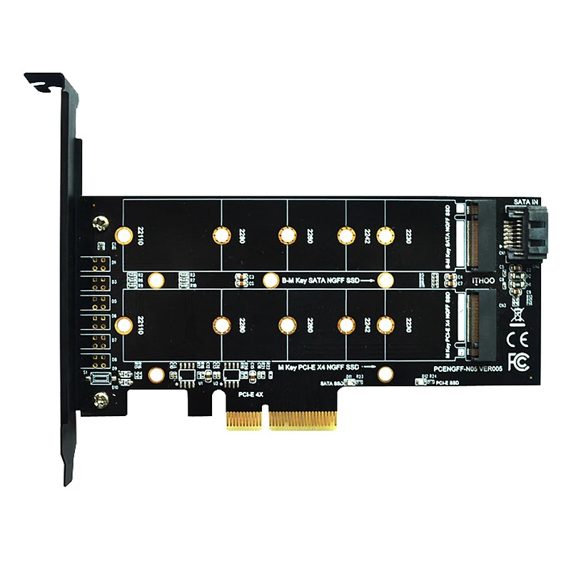 M.2 Nvme SSD NGFF к PCIE X4 адаптер карты M Key-B двойной интерфейс Расширительная карта поддерживает 20110 SSD
M.2 Nvme SSD NGFF к PCIE X4 адаптер карты M Key-B двойной интерфейс Расширительная карта поддерживает 20110 SSD