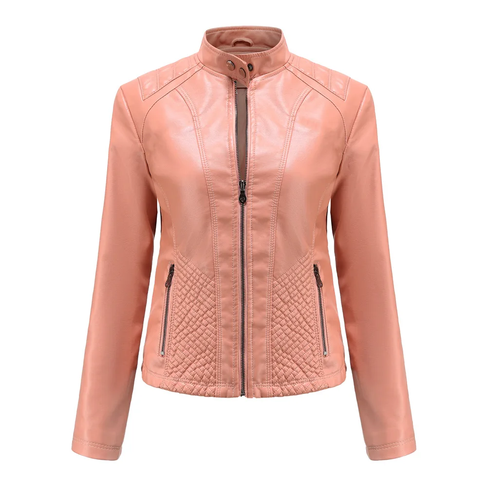 2023 Leather Coat Spring Women Leather Jacket Slim Motorcycle Clothing Female Short Fashion Jackets And Coats Black Clothing
2023 Leather Coat Spring Women Leather Jacket Slim Motorcycle Clothing Female Short Fashion Jackets And Coats Black Clothing
