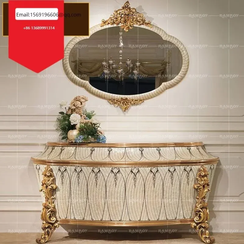 Роскошный резной шкаф для столовой из цельного дерева в европейском стиле
Роскошный резной шкаф для столовой из цельного дерева в европейском стиле