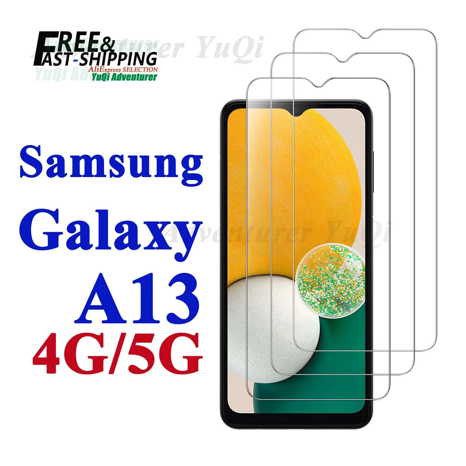 

Screen Protector For Galaxy A13 4G 5G Samsung Tempered Glass SELECTION Free fast Shipping HD 9H Transparent Clear Case Friendly