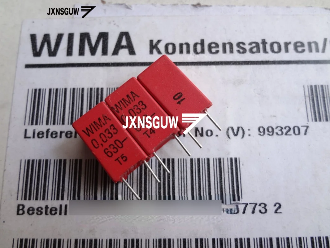 10 шт. оригинальный WIMA 0.033UF630V P5MM пленочный конденсатор 333/630V электролитический конденсатор 0,033 мкФ 630V 33NF 333 красный
10 шт. оригинальный WIMA 0.033UF630V P5MM пленочный конденсатор 333/630V электролитический конденсатор 0,033 мкФ 630V 33NF 333 красный