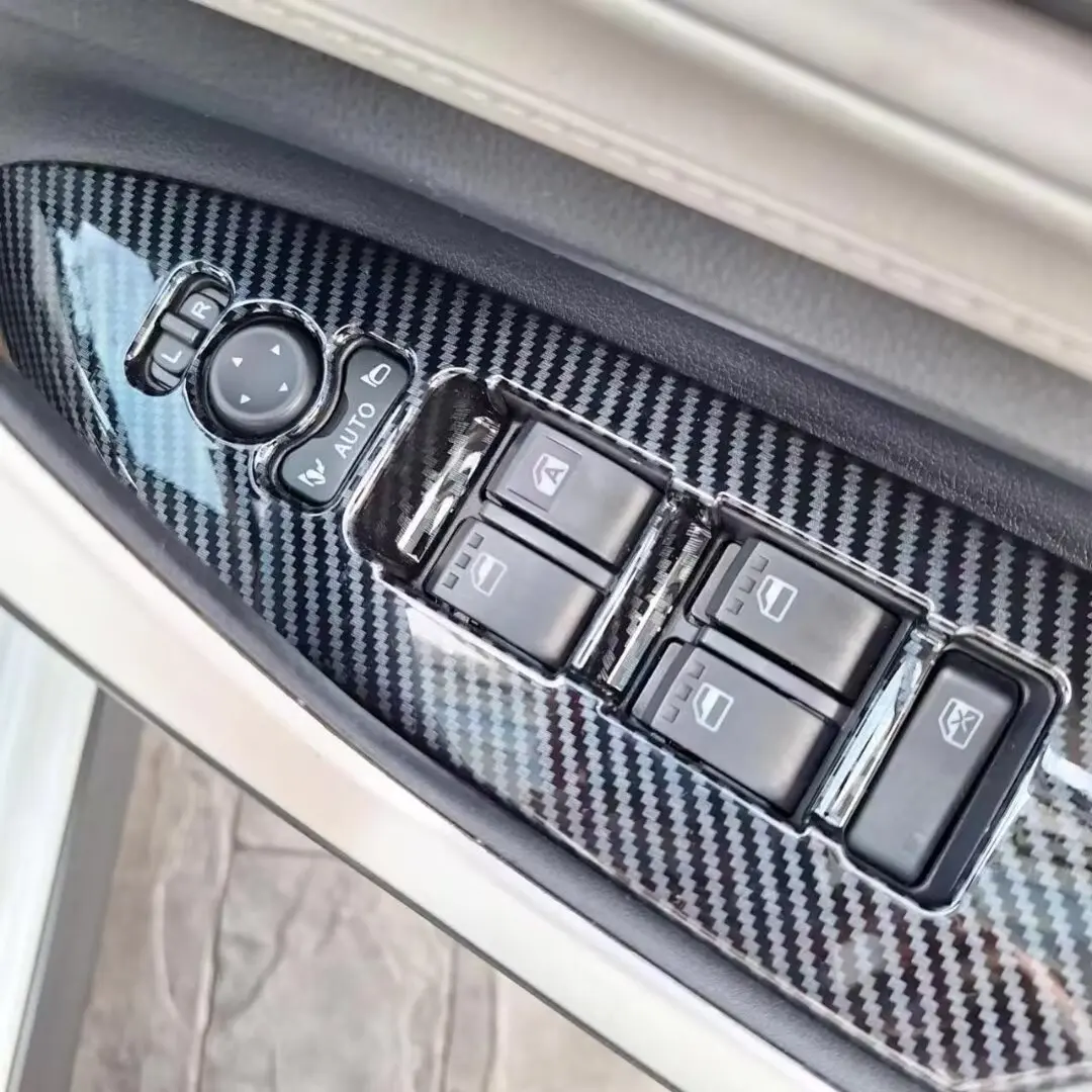 2022-2024 For Toyota Veloz Door Window Switch Bezel Trim Carbon Fiber-Look Car Styling
2022-2024 For Toyota Veloz Door Window Switch Bezel Trim Carbon Fiber-Look Car Styling