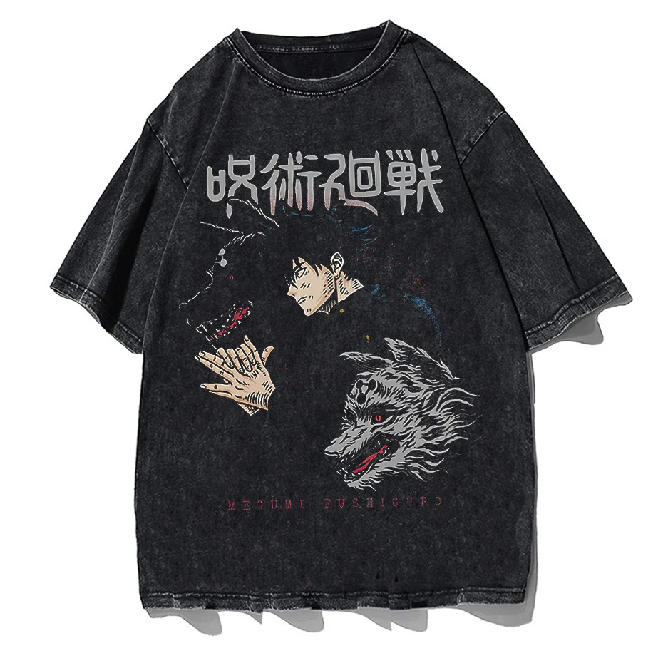 Japanese Anime Jujutsu Kaisen T shirt Harajuku Washed T-Shirt Cotton Casual Tshirt Short Sleeve Oversized O-Neck Unisex T shirt
Japanese Anime Jujutsu Kaisen T shirt Harajuku Washed T-Shirt Cotton Casual Tshirt Short Sleeve Oversized O-Neck Unisex T shirt