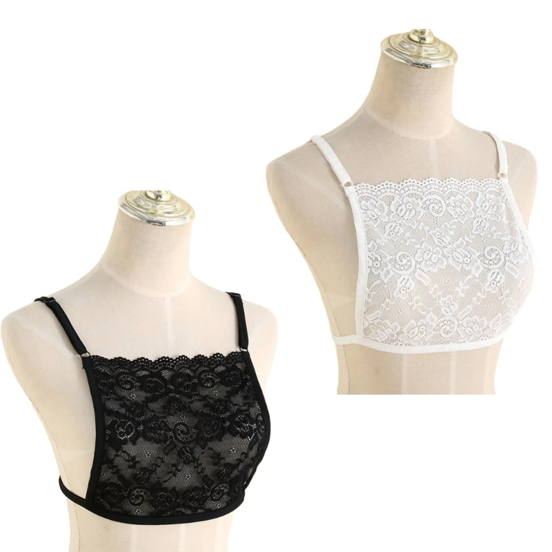 Lace Invisible Mock Camisole Bra Wrapped Chest Overlay Modesty Panel Vest Women Cleavage Cover Camisole Underwear Gift F0T5
Lace Invisible Mock Camisole Bra Wrapped Chest Overlay Modesty Panel Vest Women Cleavage Cover Camisole Underwear Gift F0T5