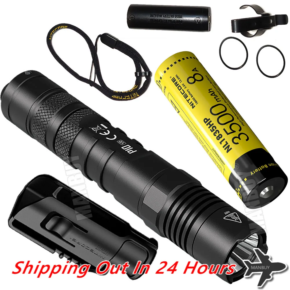NITECORE P10v2 NL1835HP Battery Tactical LED Flashlight 1100 LM STROBE READY Aluminum Alloy Waterproof Torch for Outdoor Hunting
NITECORE P10v2 NL1835HP Battery Tactical LED Flashlight 1100 LM STROBE READY Aluminum Alloy Waterproof Torch for Outdoor Hunting