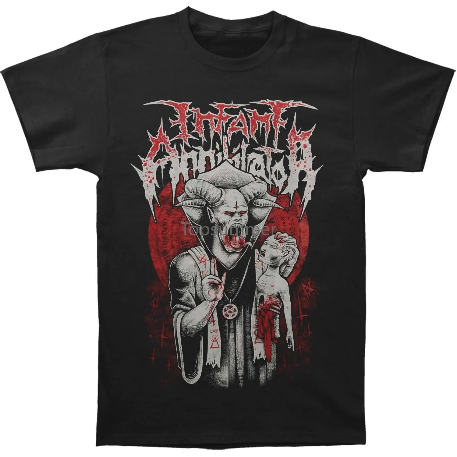 Infant Annihilator Men'S Demon T-Shirt Black High Quality Custom Printed Tops Hipster Tees T Shirt Print Round Neck Man
Infant Annihilator Men'S Demon T-Shirt Black High Quality Custom Printed Tops Hipster Tees T Shirt Print Round Neck Man