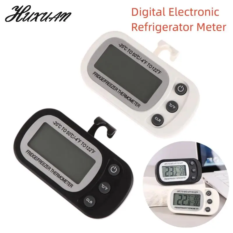 Hanging Household Mini Digital Electronic Fridge Frost Freezer Room LCD Refrigerator Thermometer Meter With Hook -20°C~50°C
Hanging Household Mini Digital Electronic Fridge Frost Freezer Room LCD Refrigerator Thermometer Meter With Hook -20°C~50°C