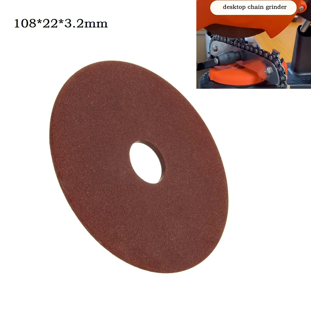 

Шлифовальный диск для бензопилы, коричневый Алмазный шлифовальный круг для резки для полировки цепи 3/8 дюйма/404, новые высококачественные аксессуары