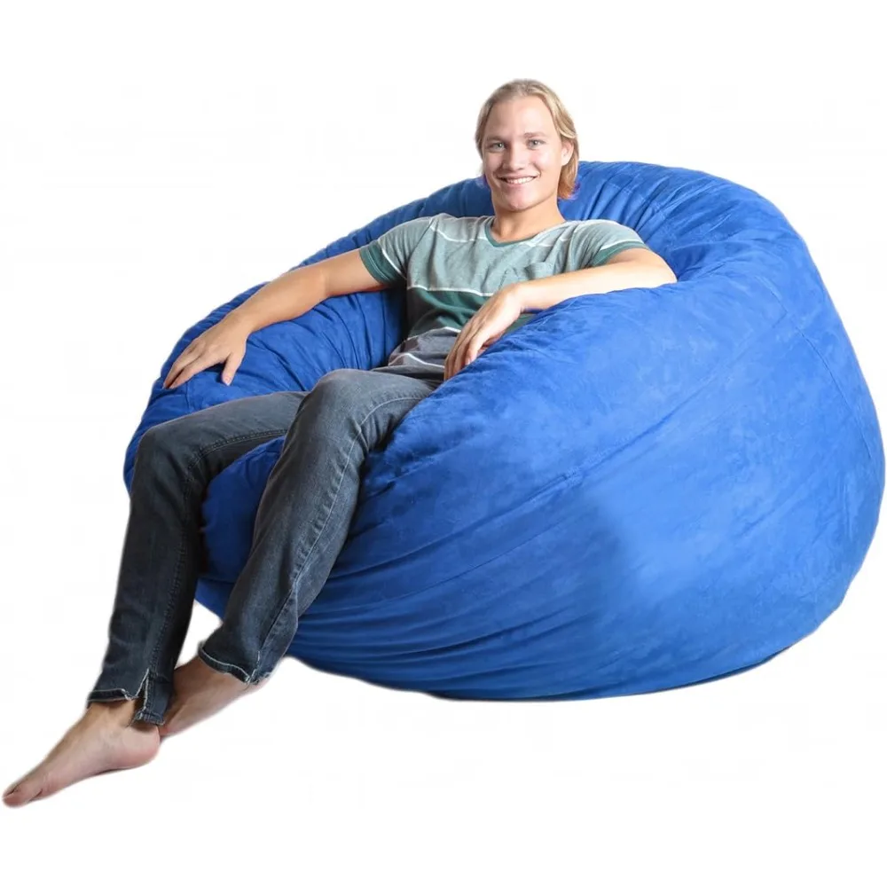 5-Feet Foam Microsuede Beanbag Chair Living Room Sofas Jumbo Bean Bag Chairs Royal Blue Freight Free Furniture Home
5-Feet Foam Microsuede Beanbag Chair Living Room Sofas Jumbo Bean Bag Chairs Royal Blue Freight Free Furniture Home