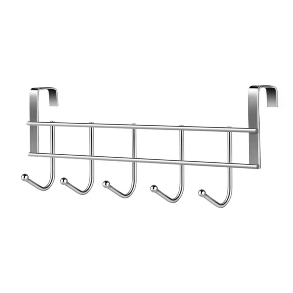 5 Hooks Door Rear Hook Stainless Steel Clothes Bag Hanger Hat Sundries Storage Rack Hanger Towel Home Bathroom Organizer
5 Hooks Door Rear Hook Stainless Steel Clothes Bag Hanger Hat Sundries Storage Rack Hanger Towel Home Bathroom Organizer