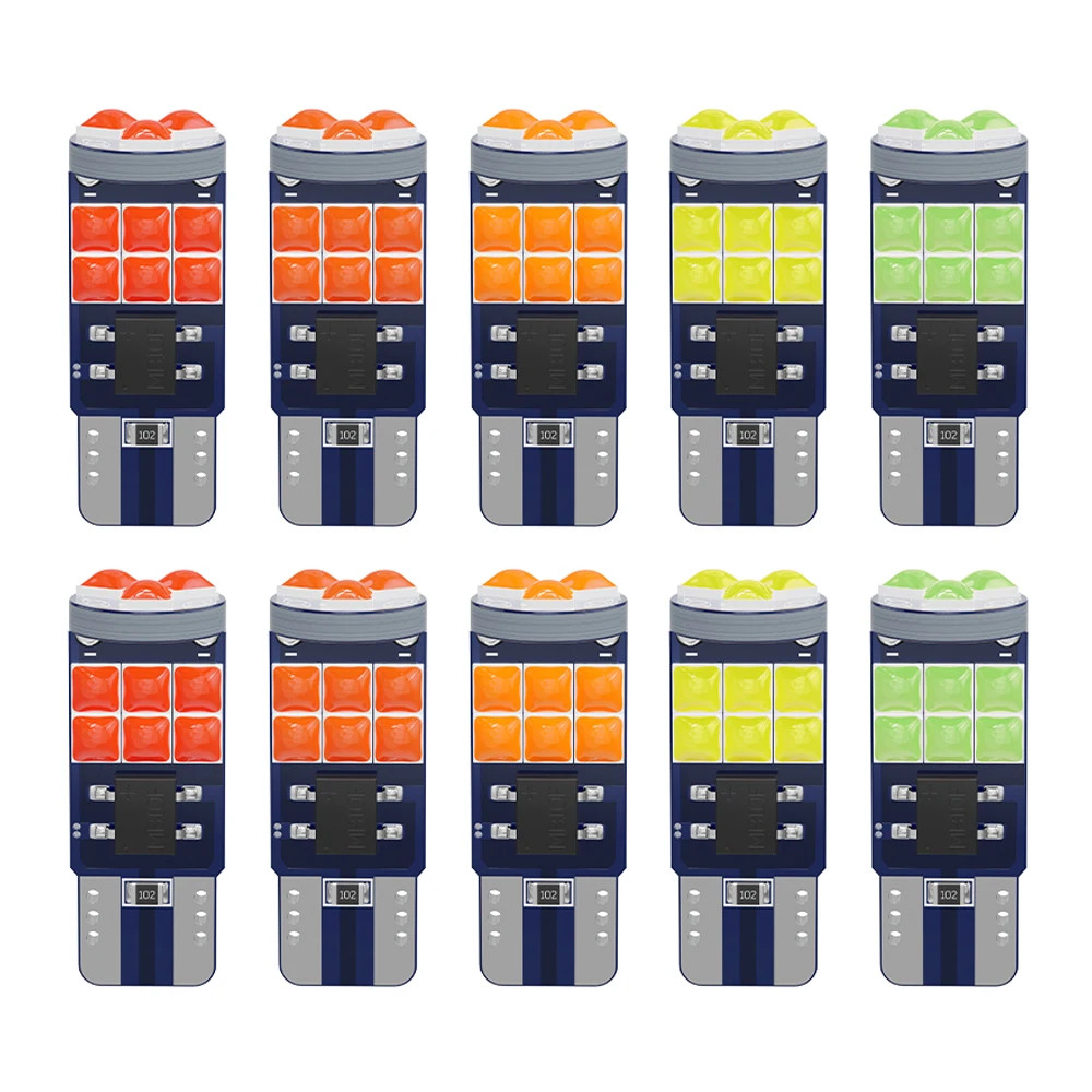 10Pcs T10 Led Canbus W5W Led Bulbs 168 194 6000K White Signal Lamp Dome Reading License Plate Light Car Interior Lights Auto 12V
10Pcs T10 Led Canbus W5W Led Bulbs 168 194 6000K White Signal Lamp Dome Reading License Plate Light Car Interior Lights Auto 12V