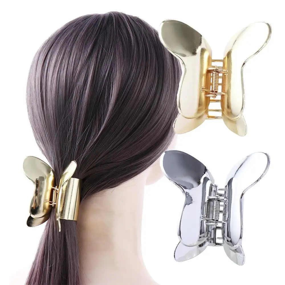 All-match Bow Shark Clip Girls Simple Butterfly Hair Clip Female Hair Accessories Metal Hair Claw Korean Style Grab Clip
All-match Bow Shark Clip Girls Simple Butterfly Hair Clip Female Hair Accessories Metal Hair Claw Korean Style Grab Clip