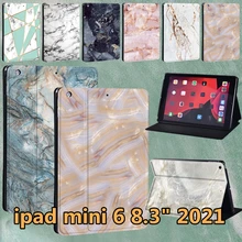 For Funda IPad Mini 6 A2567 A2568 A2569 Case Ultra Thin Apple IPad Mini 6 2021 8.3" Case Leather Marble Pattern Protective Cover
For Funda IPad Mini 6 A2567 A2568 A2569 Case Ultra Thin Apple IPad Mini 6 2021 8.3" Case Leather Marble Pattern Protective Cover