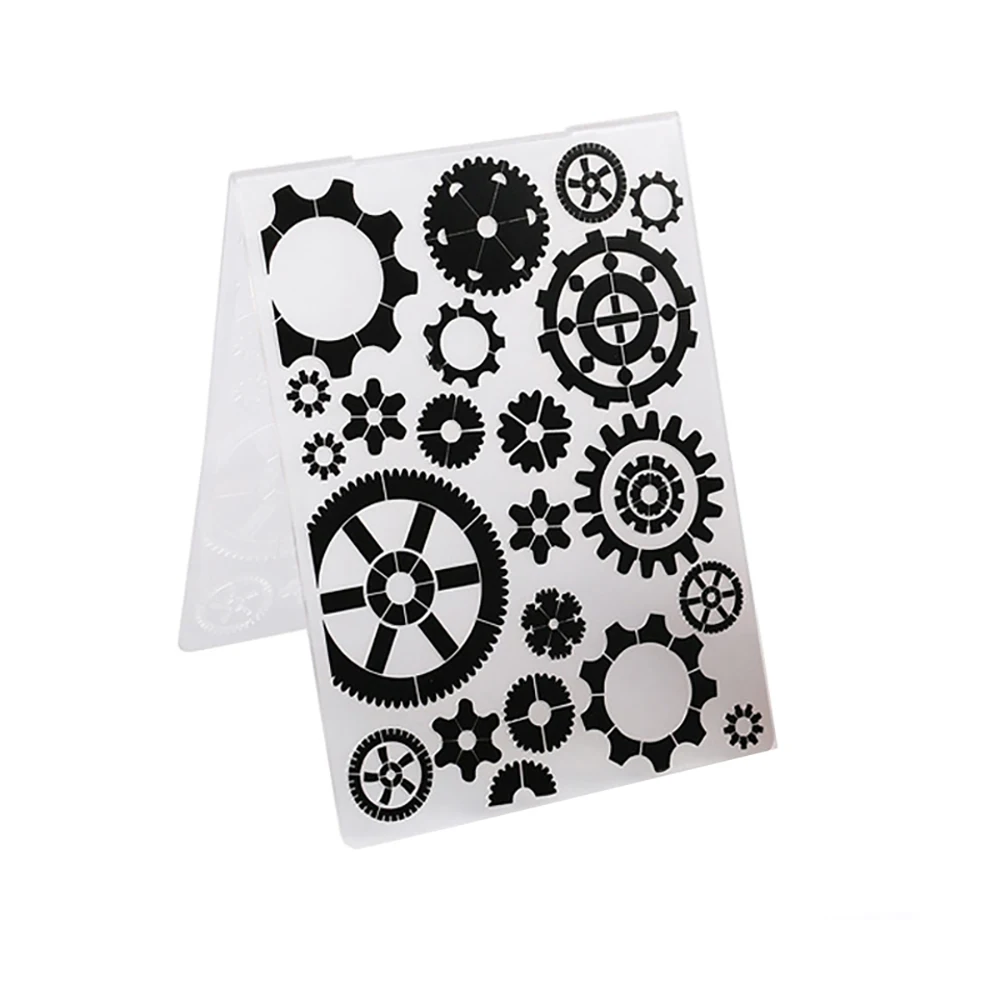 Gear 3D Plastic Embossing folder Template for DIY Scrapbooking Crafts Making Photo Album Card Handmade Decoration Supplies
Gear 3D Plastic Embossing folder Template for DIY Scrapbooking Crafts Making Photo Album Card Handmade Decoration Supplies