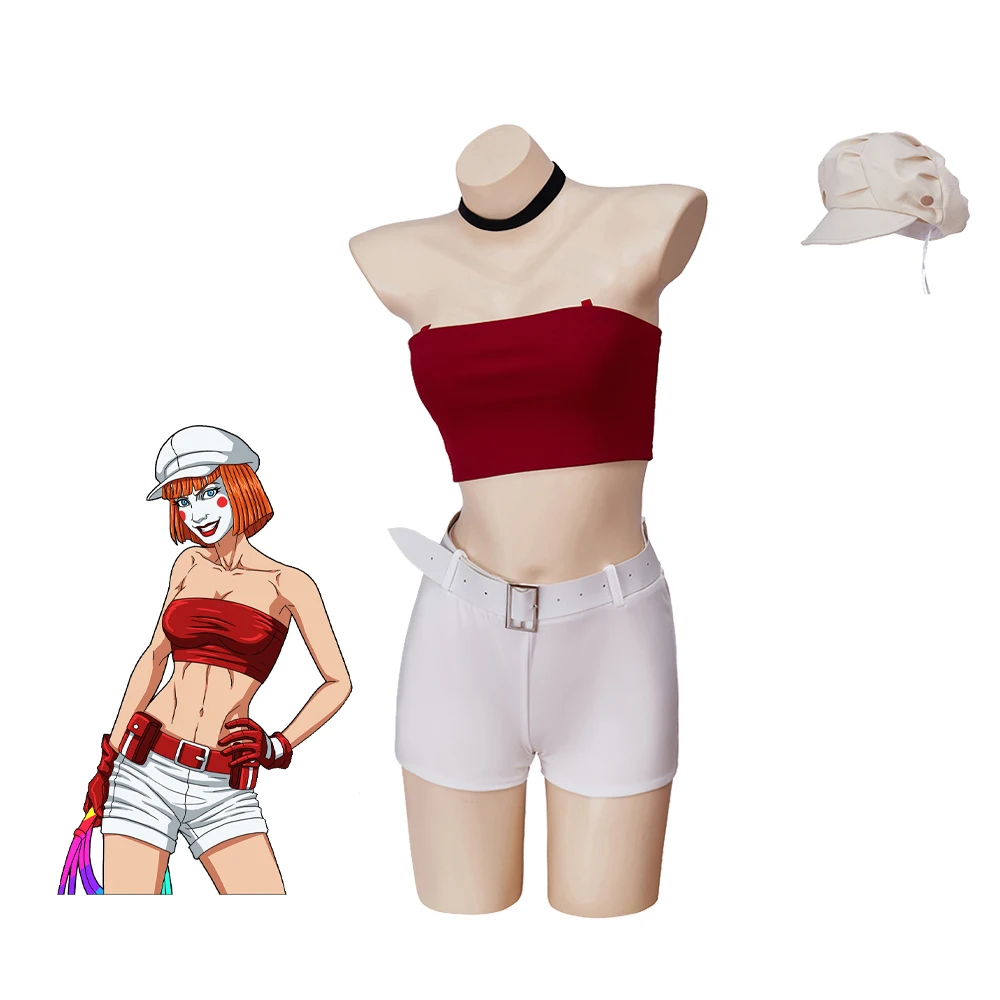 Женский костюм для косплея Dee Twins, сексуальный женский костюм, белые шорты с ремнем и шляпой, полный комплект, костюм для Хэллоуина, карнавала
Женский костюм для косплея Dee Twins, сексуальный женский костюм, белые шорты с ремнем и шляпой, полный комплект, костюм для Хэллоуина, карнавала