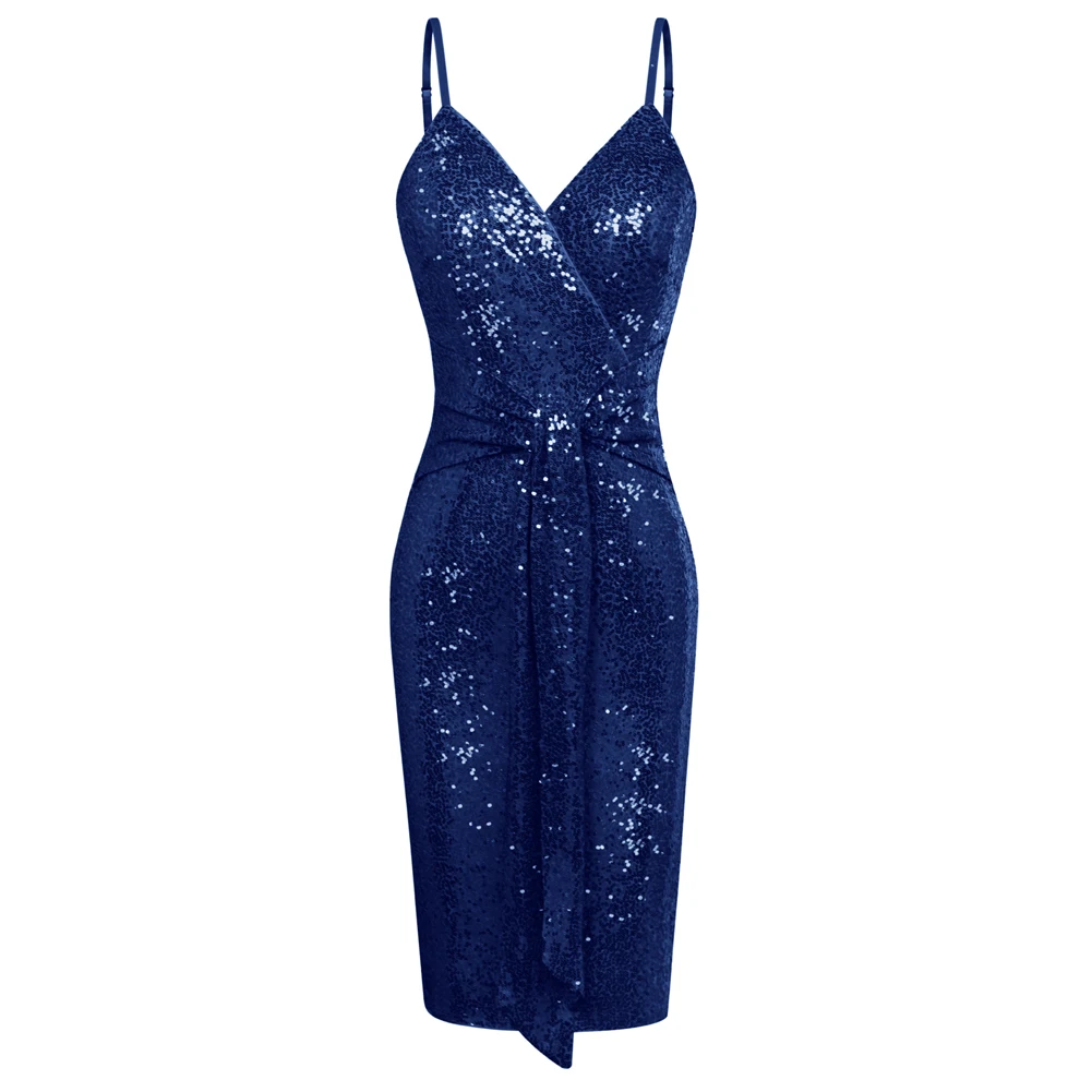 GK Women Cocktail Dresses Shiny Sequined Party Dress Sexy Backless Strapless Straps Elegant High-Waisted V-Neck Bodycon Dress
GK Women Cocktail Dresses Shiny Sequined Party Dress Sexy Backless Strapless Straps Elegant High-Waisted V-Neck Bodycon Dress