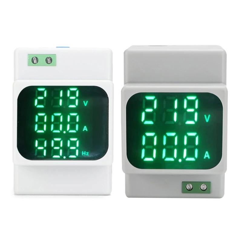 

AC60-500V 1-100A Din Rail Voltmeter Ammeter Meter LED Digital Multimeter Current Frequency Meter Tester