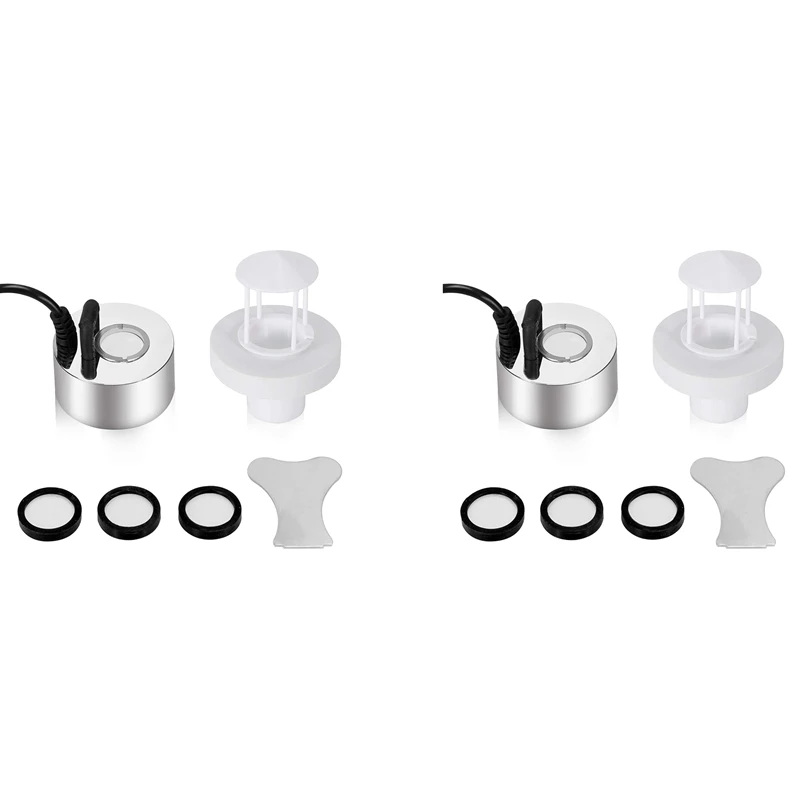 2X Ultrasonic Mist Maker Fogger Metal Atomizer With Removable Splash Guard Eu Plug
2X Ultrasonic Mist Maker Fogger Metal Atomizer With Removable Splash Guard Eu Plug