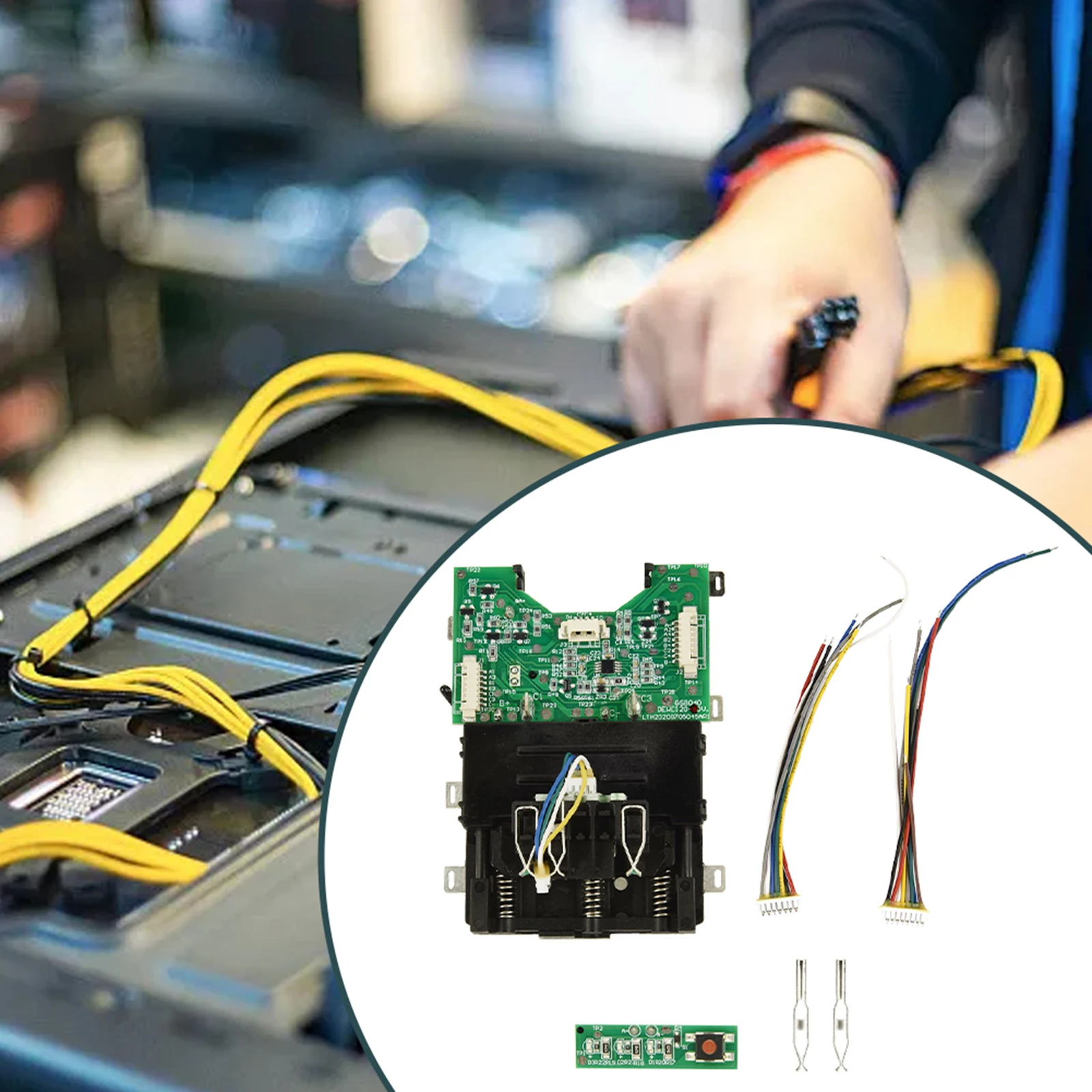 Защитная печатная плата DCB609 для зарядки литий-ионных аккумуляторов 20 В, 60 в, печатная плата для ремонта печатных плат «сделай сам»
Защитная печатная плата DCB609 для зарядки литий-ионных аккумуляторов 20 В, 60 в, печатная плата для ремонта печатных плат «сделай сам»