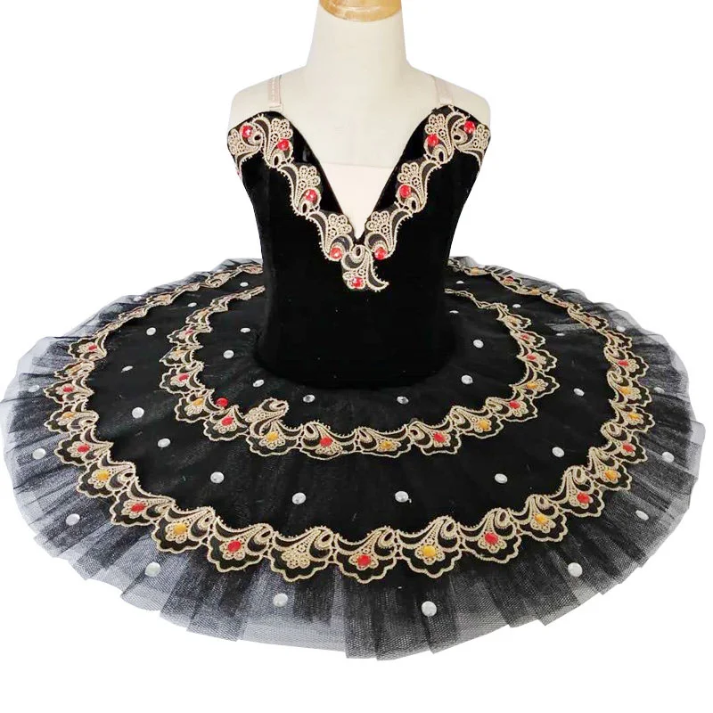 2022 Girl professional ballet costume pattern swan dance ballet panake adult black carnival volwassen kostuums Dancer
2022 Girl professional ballet costume pattern swan dance ballet panake adult black carnival volwassen kostuums Dancer