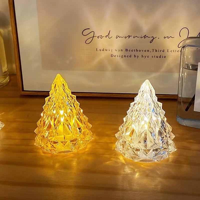 

Iceberg Shaped Decorative Light Home Table Lamp Led Lights Tabletop Decorations Transparent Crystal Handicular Night Light