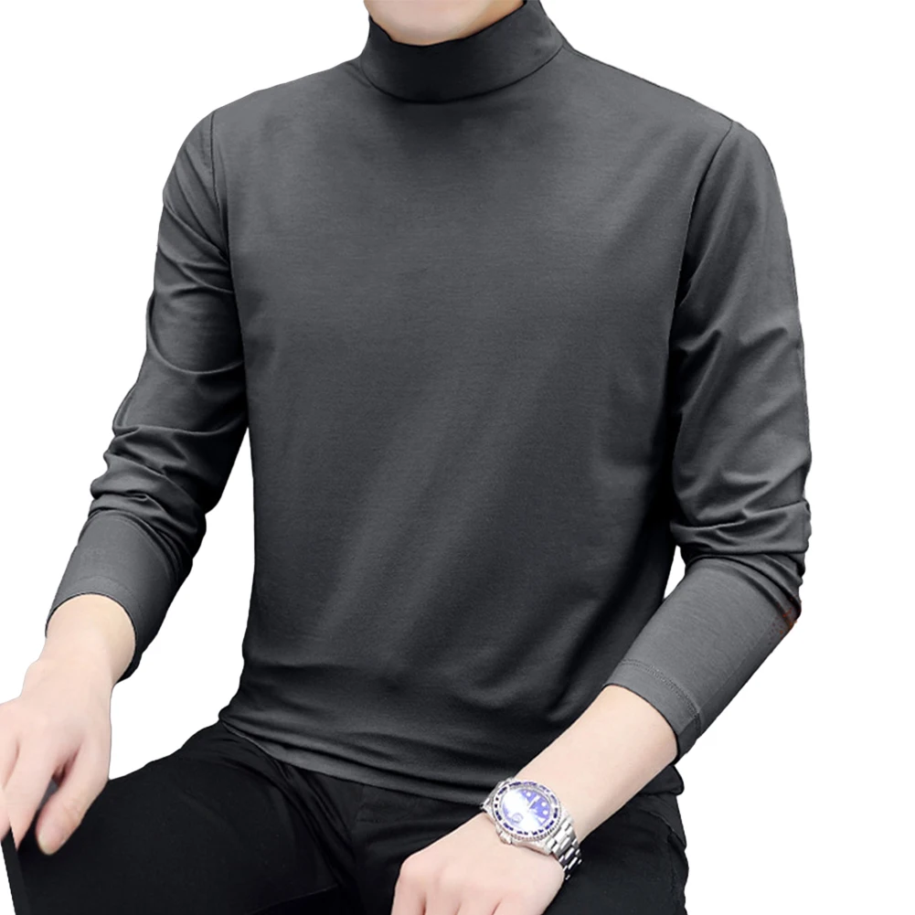 Mens Half Turtleneck Thermal Underwear Pullover Long Sleeve Tops Blouse T-Shirt Autumn Winter Man Warm Tees Causal Slim Blouse
Mens Half Turtleneck Thermal Underwear Pullover Long Sleeve Tops Blouse T-Shirt Autumn Winter Man Warm Tees Causal Slim Blouse