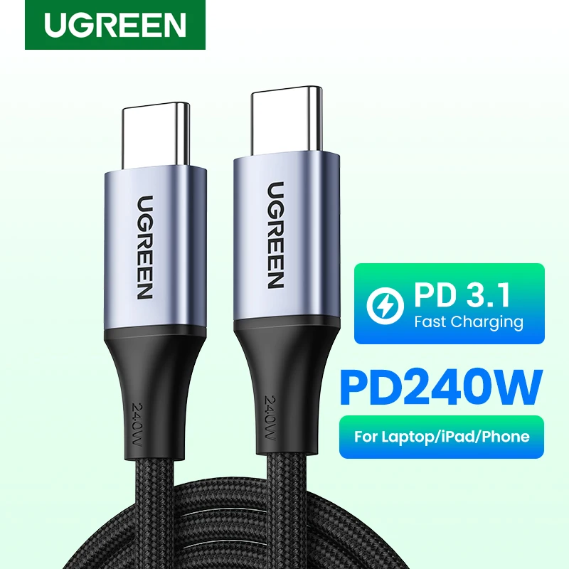 

UGREEN 240W USB Type C Cable Power Line PD3.1 for PS5 Nintendo Switch Galaxy S22 MacBook Blazing-Fast Charging Cable 48V5A USB C